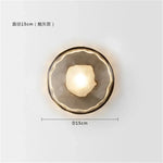 Applique Murale Led Ronde Exotique Élégante Circulaire B Chambre