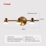Applique Murale Led Simple Et Élégante Design. Poules Bronze-3 / Blanc Chaud (2700-3500K) Chambre