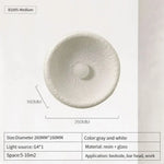 Applique Murale Led Vintage Artisanale Moderne Japonaise D26Cm / Blanc Chaud (2700-3500K) Blanc