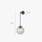 Applique Murale Led Vintage Design Élégant Verre Chambre