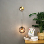 Applique Murale Led Vintage Design Élégant Verre Chambre