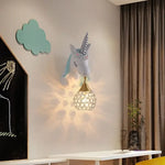 Applique Murale Licorne Enchantée Enfants Chambre Applique