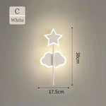 Applique Murale Lumineuse Design Pour Petits. C Blanc / 3 Températures De Couleur Chambre