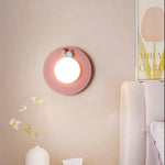 Applique Murale Lumineuse Rose Pastel Design. Chambre