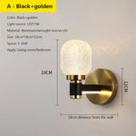 Applique Murale Moderne Design Lumineux Chaleureux Or De Type A / Blanc Chaud Applique Chambre