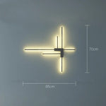 Applique Murale Moderne Design Lumineux Contemporain. A Feu À 6 Feux Droite / Lumière Chaude Chambre