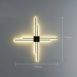 Applique Murale Moderne Design Lumineux Contemporain. A Grand 8 Lumières / Lumière Chaude Chambre