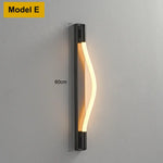 Applique Murale Moderne Design Lumineux Épuré Contemporain Modèle E 60Cm / Acier Inoxydable