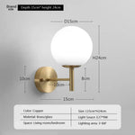 Applique Murale Moderne Lumineuse À L’esprit Contemporain. 15 Cm / Lumière Blanche Chambre