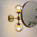 Applique Murale Moderne Verre Gris Design Élégant Chambre