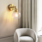 Applique Murale Nordique Design Cuivre Élégant Led Chambre