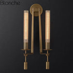 Applique Murale Retro Élégante Bronze Industrielle Chambre