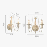 Applique Murale Rétro Élégante Luminaire Vintage Cristal. Chambre