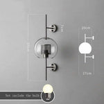 Applique Murale Rétro Style Industriel Vintage Rond - Small Argenté Chambre