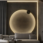 Applique Murale Ronde Cuivre Élégance Design Chambre