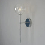 Applique Murale Ronde Verre Design Scandinave Élégant Chambre