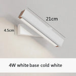 Applique Murale Rotative Nordique Élégante Et Moderne Blanc Blanc Froid S Chambre