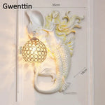Applique Murale Sirène Originale Lumineuse Design. Droite Blanche Chambre