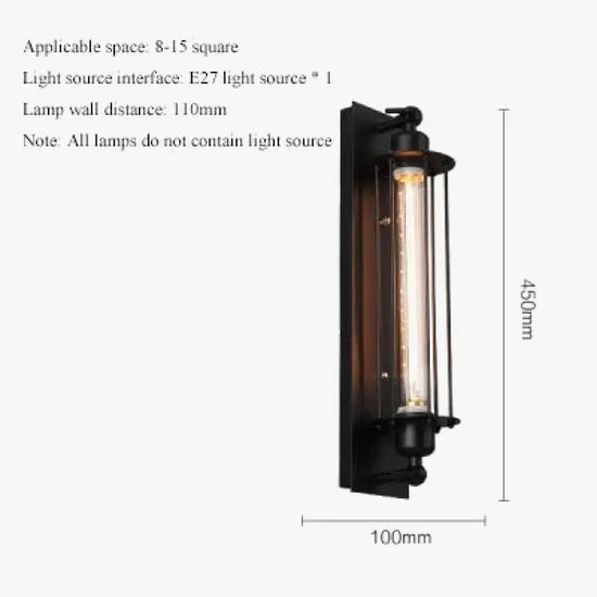 Applique Murale Style Design Industriel Urban Applique Chambre