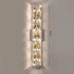 Applique Villa Élégante Design Moderne Cristal. 06 / Blanc Chaud (2700-3500K) Métal Chromé