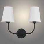 Appliques Murales Doubles Beige en Tissu