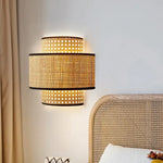 Appliques Murales en Bambou Brun