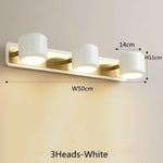 Appliques Murales Nordiques Élégantes Luminaires Modernes 3 Têtes Blanc / Chine Chaud