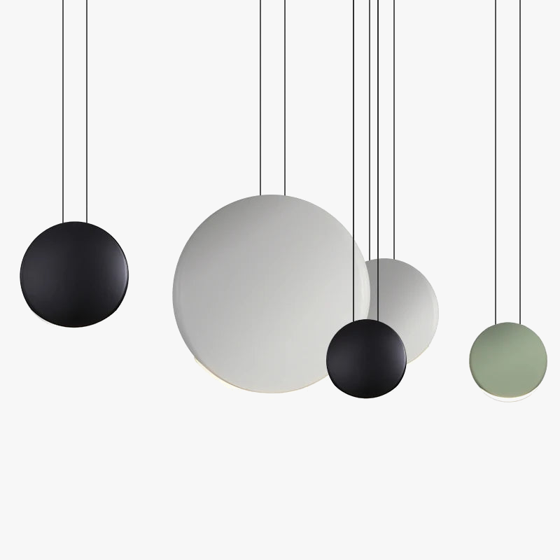 Barra nordica sospensione LED luce moderna divano goccia luce rotonda resina lampadario lampada sospesa sala da pranzo sospensione LED illuminazione