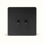 Interrupteur design à bascule avec 2 leviers noirs