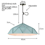 Design Industriel: Suspension Led En Métal Luminaire Chambre