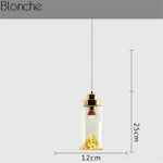 Iceberg Lampe Suspended Led Verre Doré - Small Luminaire Doré