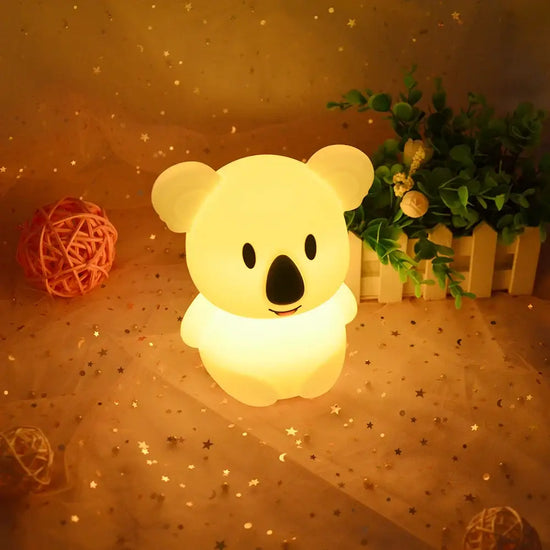 Koala veilleuse LED en Silicone coloré