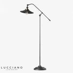 Lampadaire En Fer Ajustable Rustique Luminaire Chambre