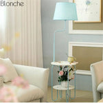 Lampadaire Led Avec Table Intégrée Bleu - B Luminaire Chambre