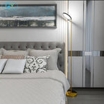 Lampadaire Led Doré Design Fin Luminaire Chambre