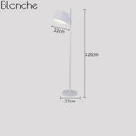 Lampadaire Led Moderne Coloré Design Blanc Luminaire Chambre