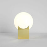 Lampe Boule Sur Support Cube Luminaire Chambre