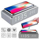Lampe de chevet Tactile Chargeur de Téléphone Réveil
