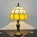 Lampe de Chevet Tiffany en Verre Coloré