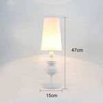 Lampe Design Chromée Moderne Blanc Luminaire Chambre