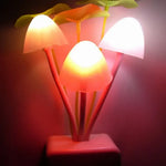 Lampe veilleuse colorée en forme de champignon