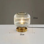 Lampe Verre Coloré Base Dorée Quinn G Luminaire Chambre