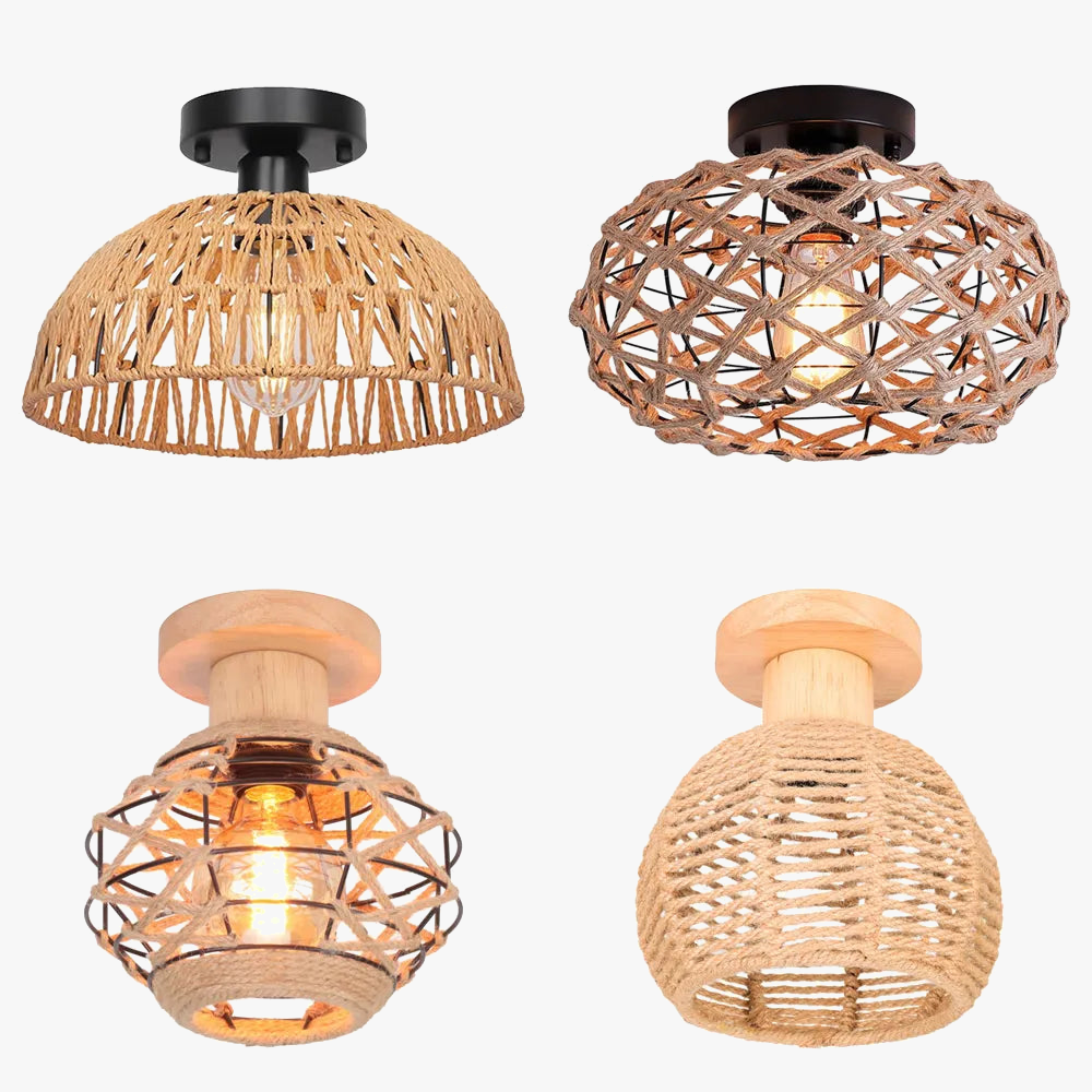 Lampadario a sospensione vintage industriale artigianale