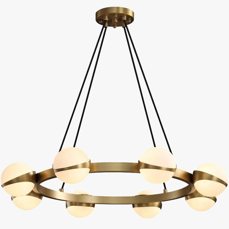 Lampadario rotondo design led moderno