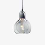 Led Loft Verre Suspension Design Gris / S Luminaire Chambre