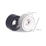 Lory Led Spot Enc. Métal Rond Luminaire Chambre