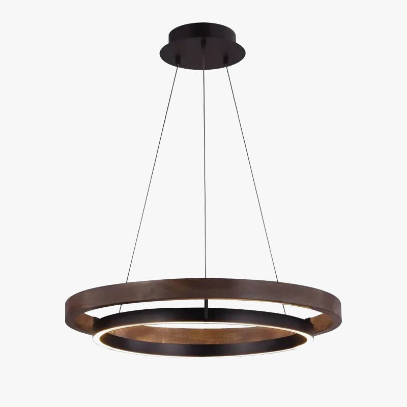 Lampadario contemporaneo anello luminoso elegante