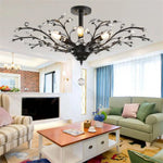 Lustre Arbre Vintage En Cristal Luminaire Chambre