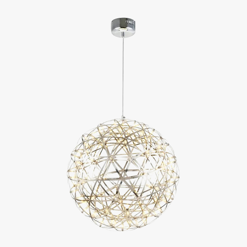 lampadario palla scintilla led creativo stile nordico decorativo stella