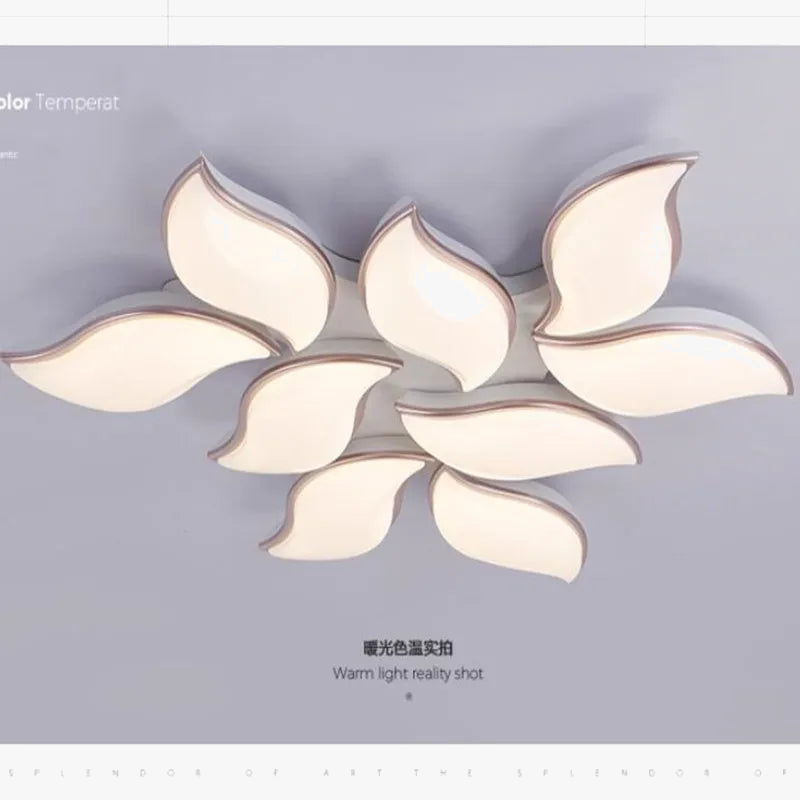 Lampadario decorativo con telecomando elegante